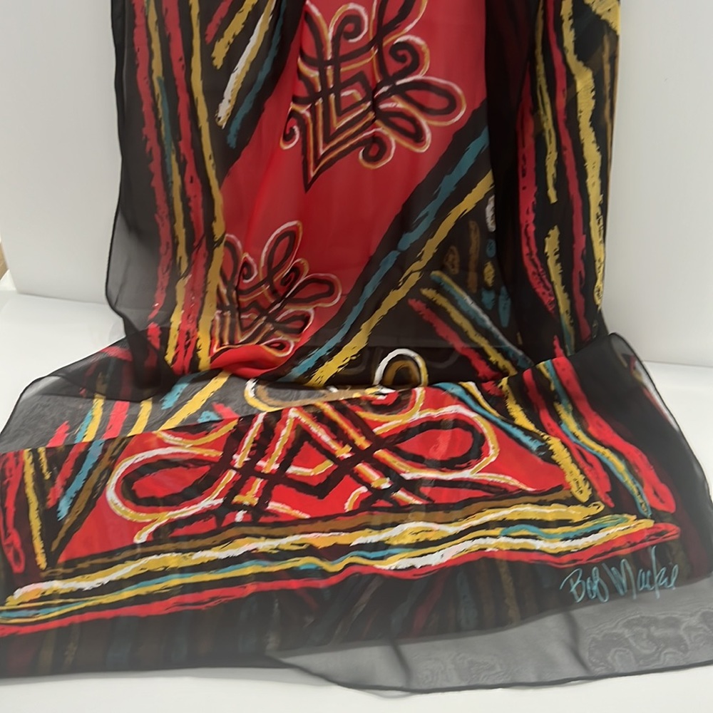 Bob Mackie Wearable Art Scarf - image 6